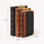Pile de livres décoratives en résine rétro pour étagères, tables basses et foyers