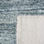 Tapis bleu marine en laine / coton touffeté à la main Moniz-315403706