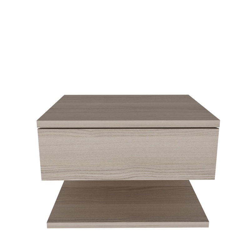 Juliette 45cm W Bedside Table, Grey