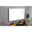 60x36inch Led Bathroom Vanity Mirror With Back , Wall Mount, Fog Attribute, Memory Mode, Adjustable, Gold Shining, Aluminium Created 60 X 36inch Mountable, Characteristic, Setting, Glow, Constructed