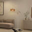 Lampe sur pied arquée en rotin 68 po Aarzo-116572854