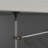 Outdoor manual retractable awning with support pole bracket-596388071