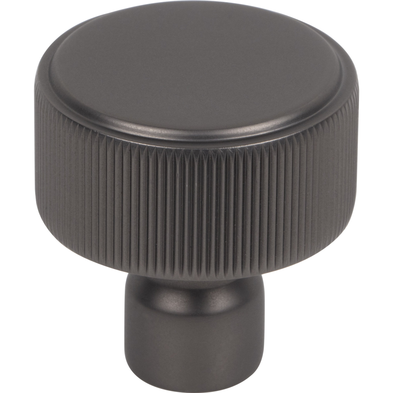 Dempsey Round Cabinet Knob, Ash Gray