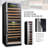 141 Bottle Built-in Refrigeration Dual Zone Freestanding Wine Refrigerator