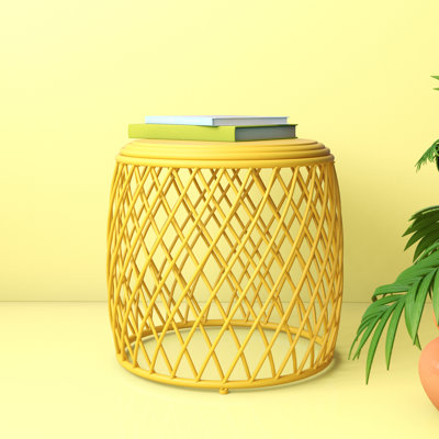 Santosh Iron Tubing Side Table by Ebern Designs