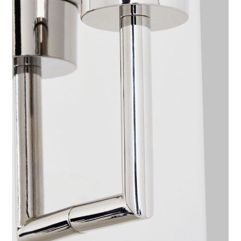 Linger 1 - Light LED Armed Sconce, Polished Nickel