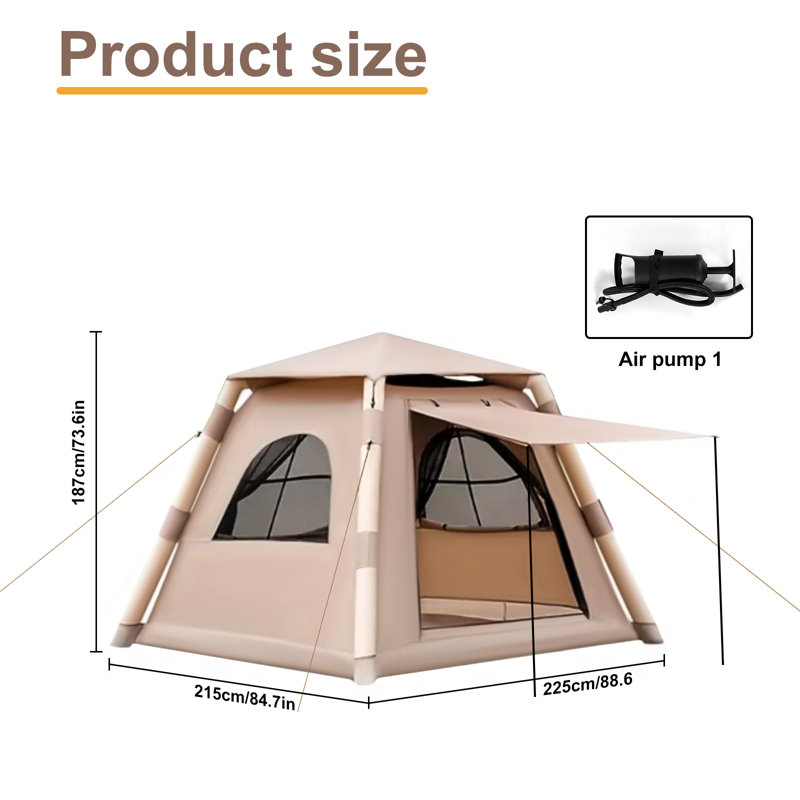 Easy-Pitch Inflatable Adventure Tent