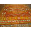 Energetic Yellow/Saffron Ground & Special Geometric Design Antique Moroccan Rug