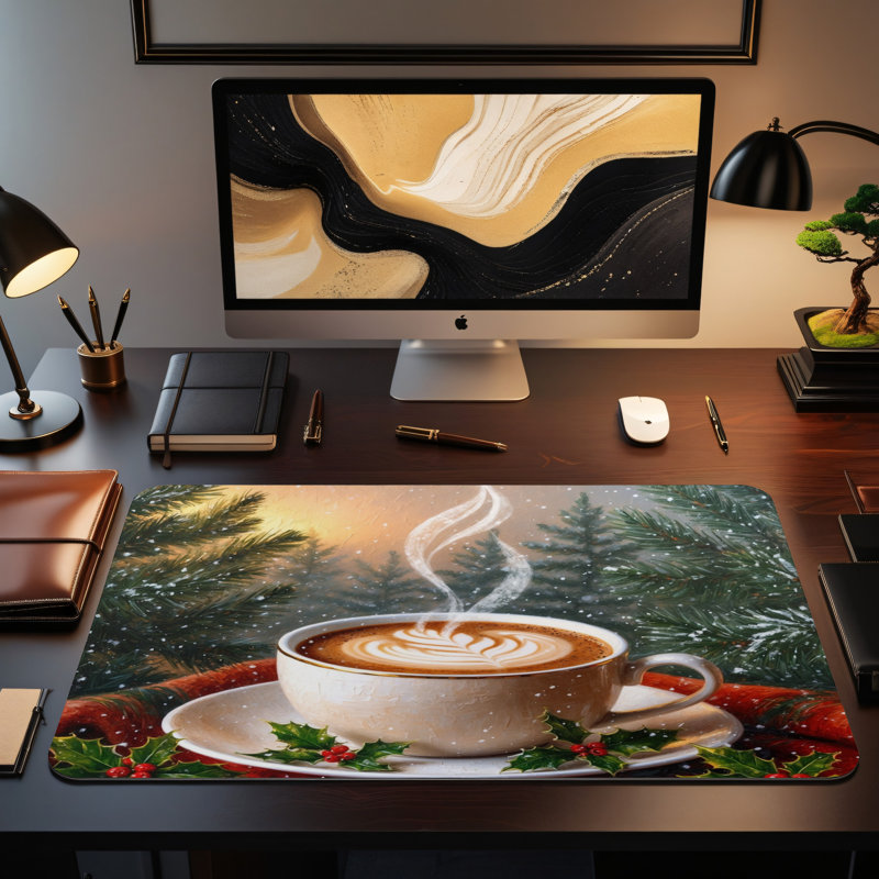 Polyester Desk Pad, 31.5x15.5