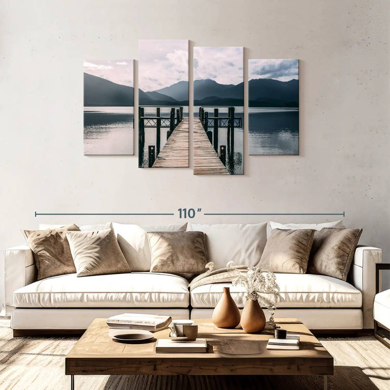Jetée d'Alvord Lake Te Anau, H 48 po x l 75 po
