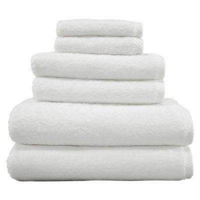 Ensemble de 6 serviettes en coton turc Scarlett