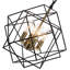 4 - Light Dimmable Geometric Chandelier