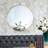 Circle Mirror With Iron Frame-21743151