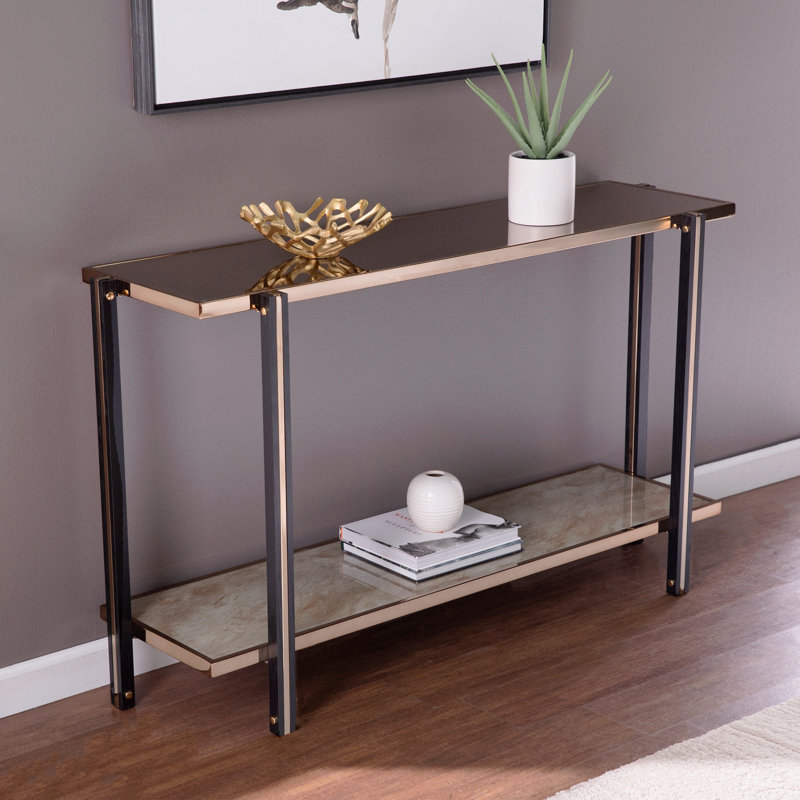Console Thornsett, avec plateau en miroir
