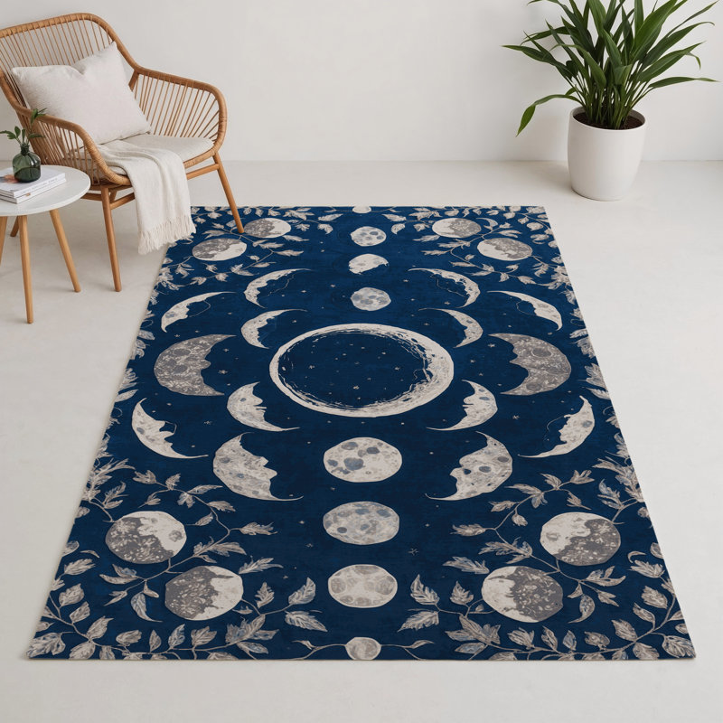 Tapis intérieur et extérieur bleu Nature, Rectangle 9 pi x 12 pi
