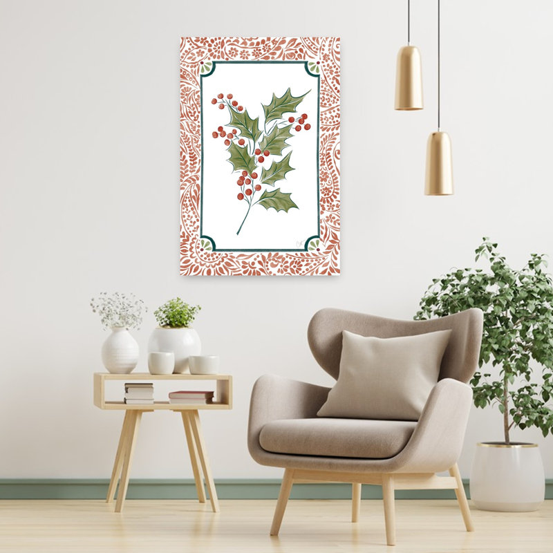 Très joyeux Holly Berries, H 36 po x l 24 po