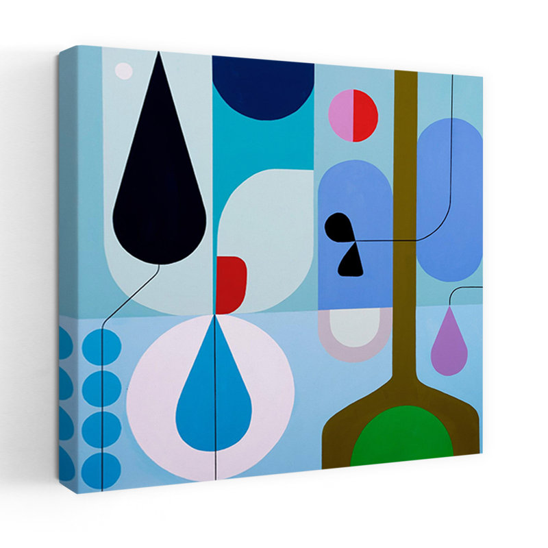 Art contemporain contemporain abstrait, H 36 po x l 36 po
