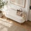 Banc de rangement avec repose-pieds ovale-62776089