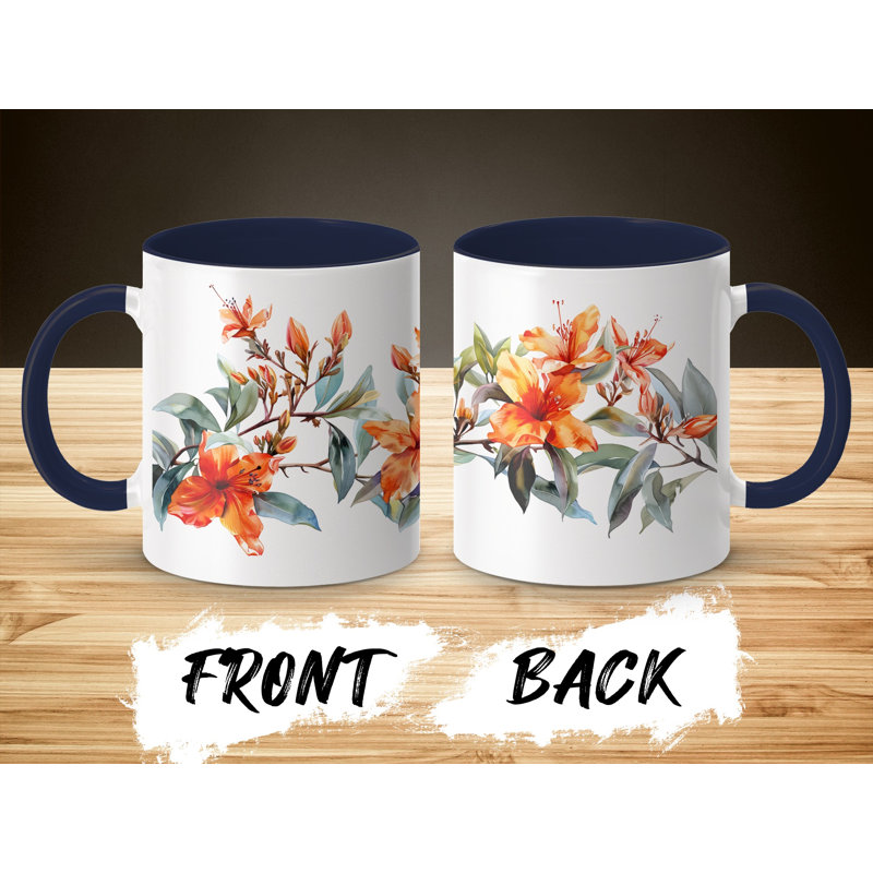 Ceramic Coffee Mug, Navy