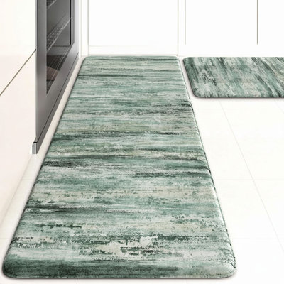 Ensemble de 2 tapis de cuisine anti-fatigue