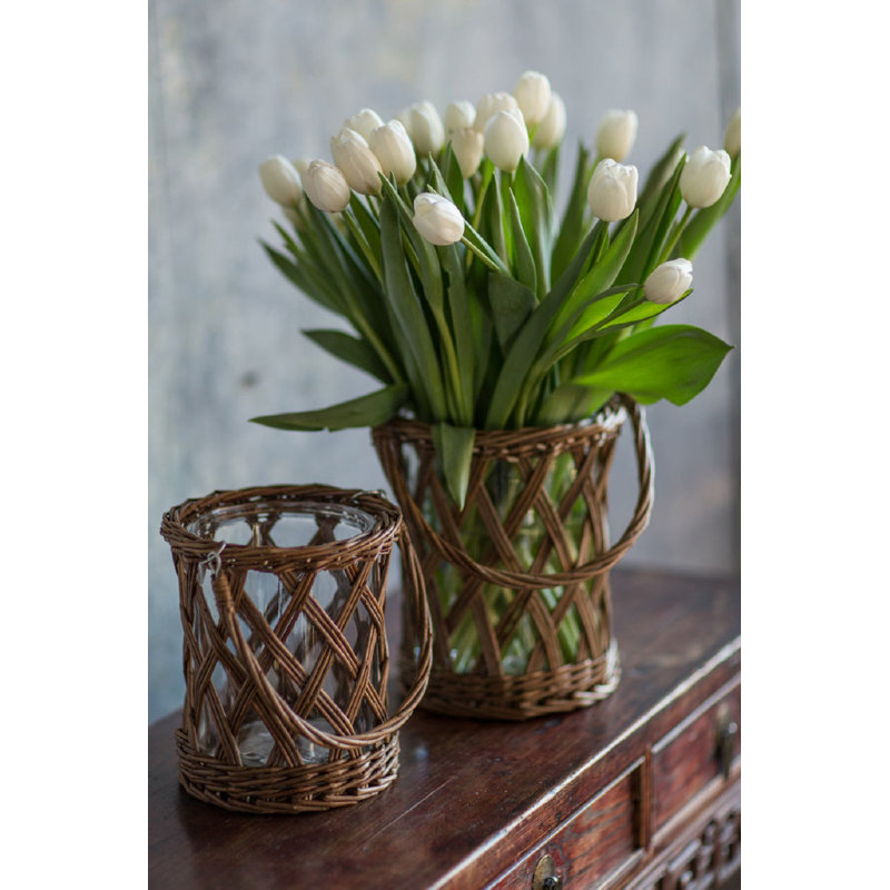 Goodwin Glass Table Vase, 8" H x 7" W x 7" D
