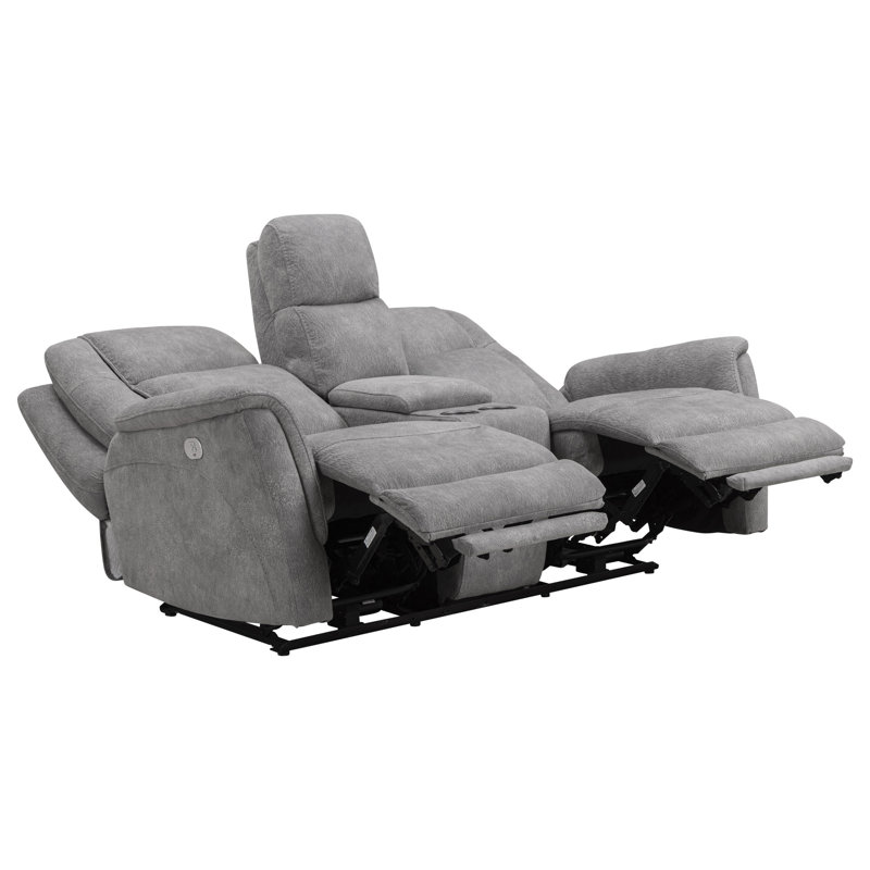 Causeuse et fauteuil inclinable électrique Blynn, 2 pièces: canapé, causeuse