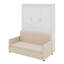 Grand lit escamotable avec coussin-121087764