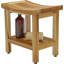 Sumba Shield Teak Shower Bench