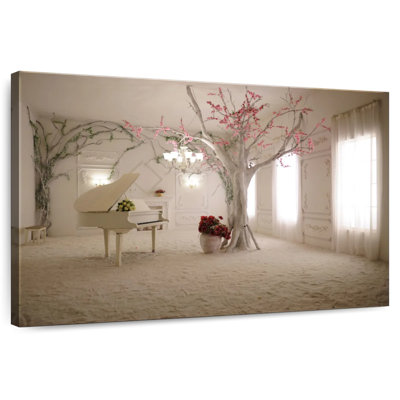 Abarca Spring Themed Piano Room
