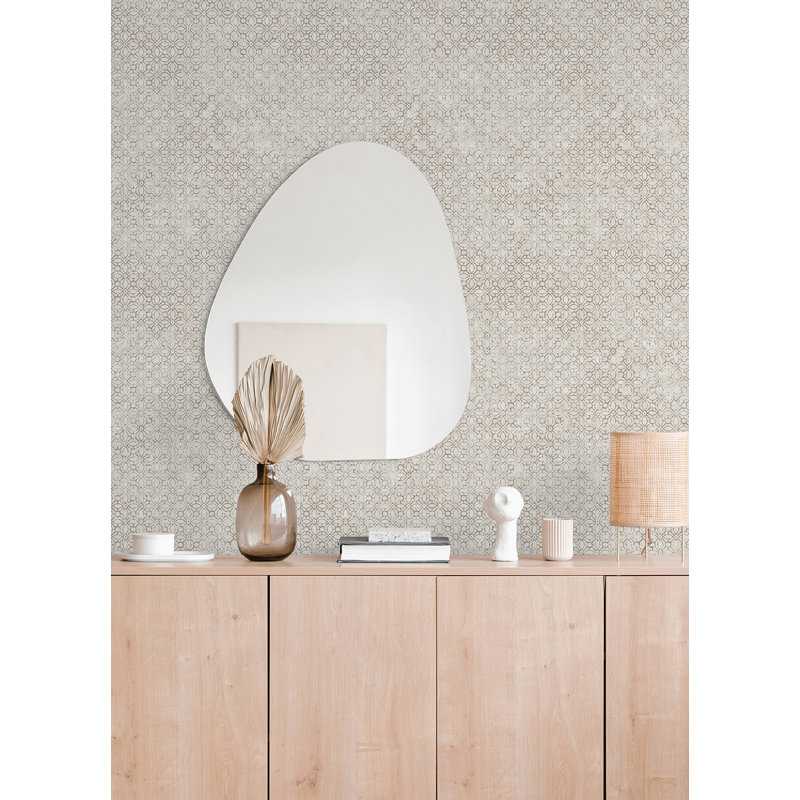 Khauta Metallic Wallpaper Roll, Silver