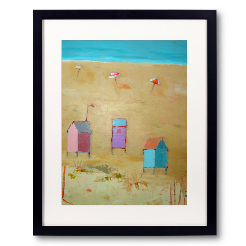 Cabanas par Phyllis Adams - peinture encadrée