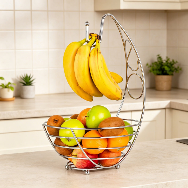 Rebrilliant Stainless Steel Fruit Basket