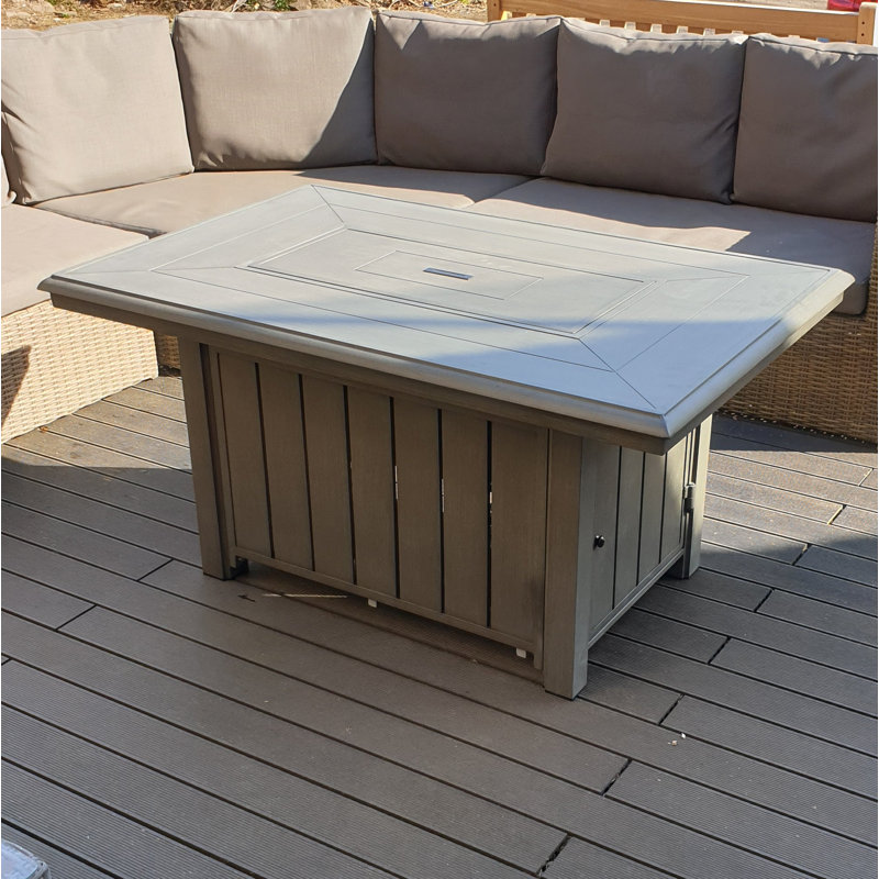 Alabama Travie Propane Fire Pit Table