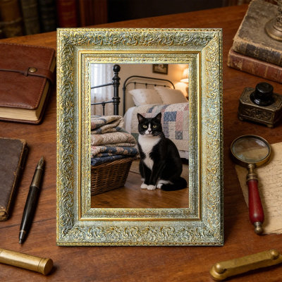 Cadre 3 pièces Home Antique Gold pour photos et cadeaux de 8 po x 10 po