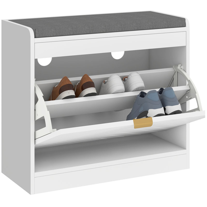 5 Pair Flip Down Shoe Storage