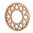 Castellon Wood Round Wall Mirror