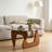 Century Modern Wood Center Table Small Farmhouse Coffee Table For Living Room, Brown-787249121-787249120-787249123