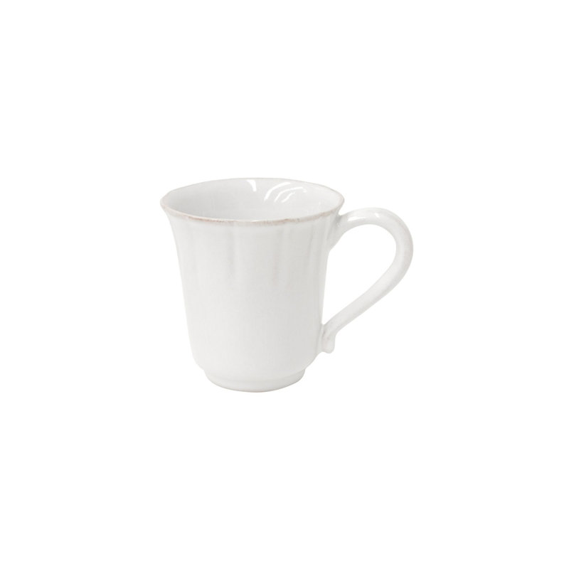 Alentejo Handmade Stoneware Coffee Mug, White