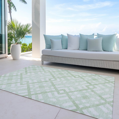 Kinslee Geometric Indoor / Outdoor Rug