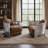 Alvenia 31.1"W Tufted Genuine Leather Accent Armchair-750975366