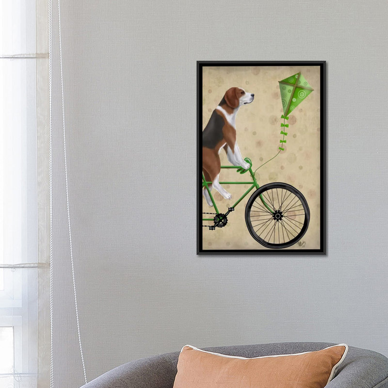 Impression sur toile tendue Fab Funky, Toile avec cadre noir, H 26 po x l 18 po x P 1,5 po, Pas de tapis
