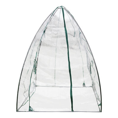 Winter Garden Tent SH3287 Steel Frame, Transparent Cover, 55.1 X 55.1 X 70.9-Inches