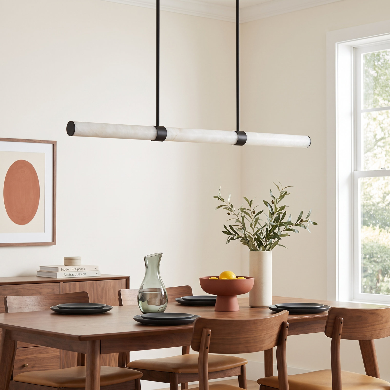 Conners Single Light Pendant, Black