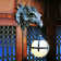 Marshgate Dragon Resin Plug-in Armed Sconce