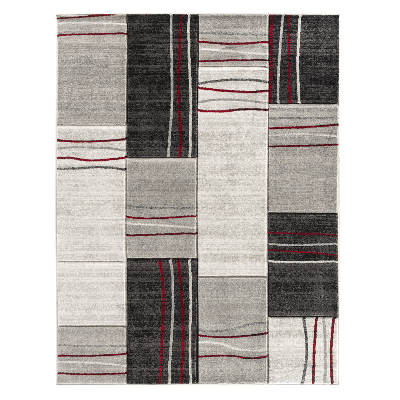 Tapis rouge Allura, Rectangle 5 pi x 7 pi