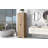 Storage Cabinet With Two Doors For Bathroom, Office, Adjustable Shelf, MDF Board, Brown (Old Sku:N725P181207D/WF302824AAD)-81327622