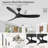 Ceiling Fans Without Lights, Ceiling Fan No Light, High Cfm Quiet 3 Blade Solid Wood Ceiling Fan, Large Modern Ceiling Fan With Remote, Propeller Outdoor Ceiling Fans For Patios-305431373-307388959