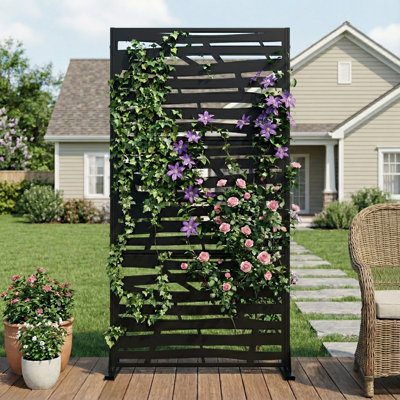 Privacy Screen Metal Fence Panel by Dovelina
