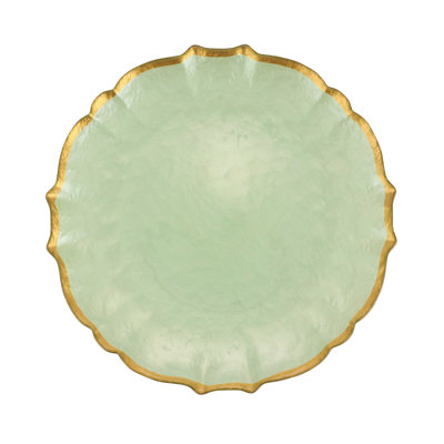 Baroque Handmade Glass Dinner Plate