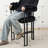 Mekah Set of 2 Modern 24" Upholstered Velvet Solid Back Counter Stool-1665897499